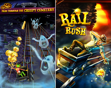 Скриншоты к Rail Rush