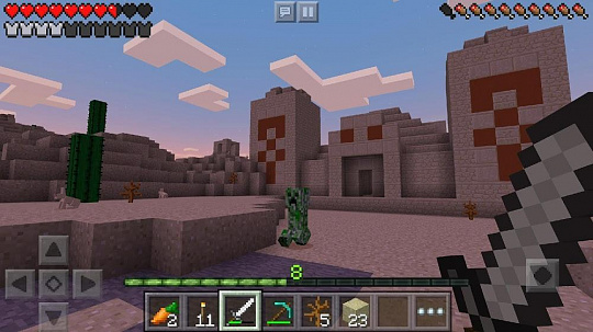 Скриншоты к Minecraft Pocket Edition