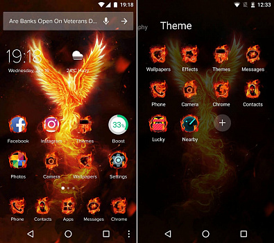 Скриншоты к Phoenix Theme