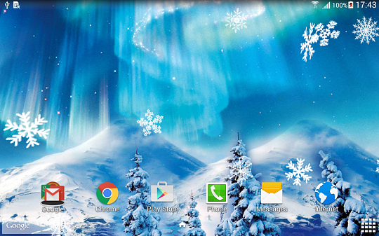 Скриншоты к Снегопад Живые Обои