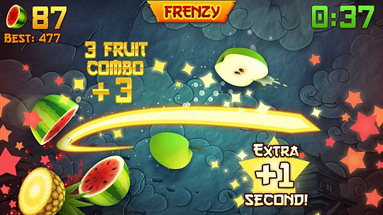 Скриншоты к Fruit Ninja
