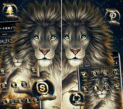 Скриншоты к Lion World Theme Launcher