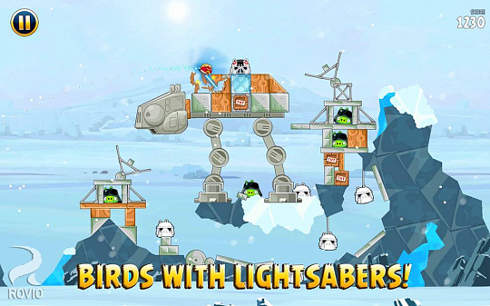 Скриншоты к Angry Birds Star Wars