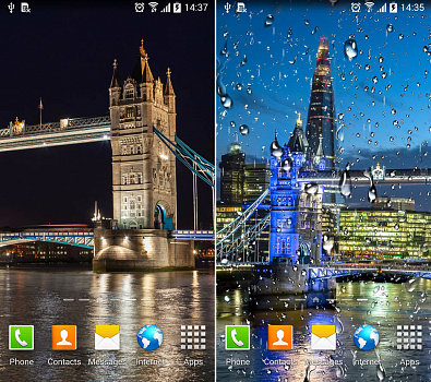 Скриншоты к Дождливый Лондон Живые Обои