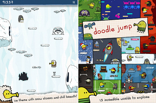Скриншоты к Doodle Jump